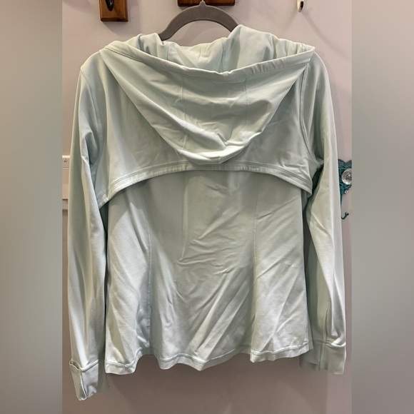 Lululemon Light Green Zip-Up Hoodie - Picture 3 of 4